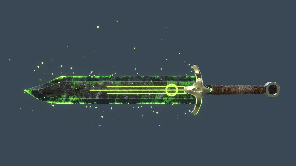 Greenblade - Fantasy sword preview image 1